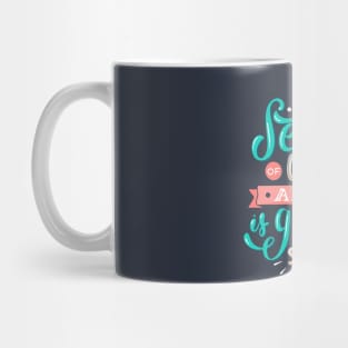 The Secret Of Getting Ahead Is Getting Started Mug